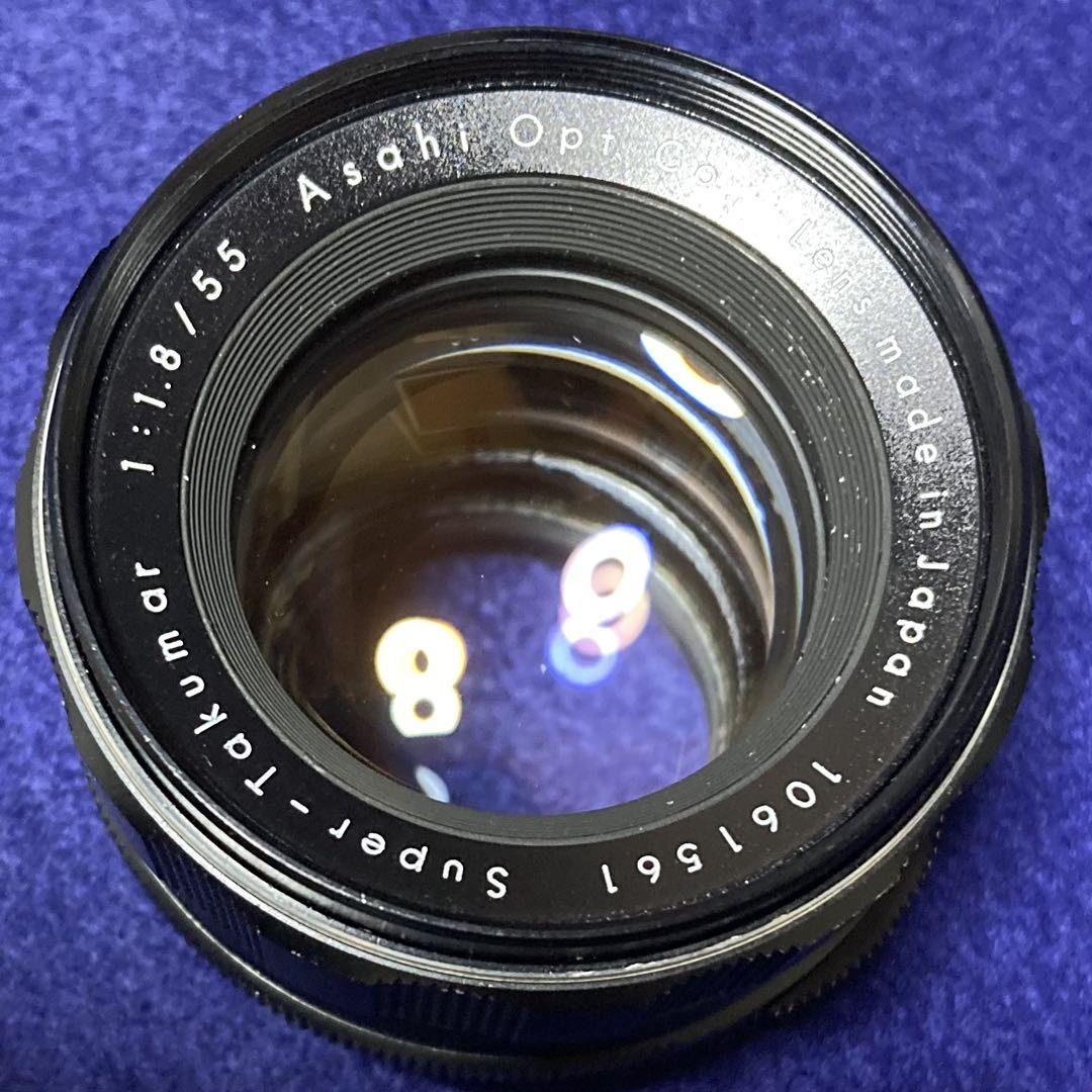 ☆前期型☆ Super Takumar 55mm F1.8 フード付 SO149