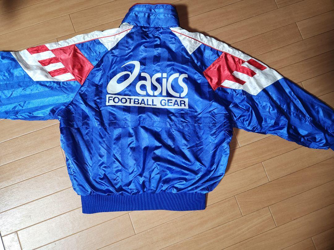 90s　asics アシックス　メンズ　ウィンドブレーカー　上下　トリコロール