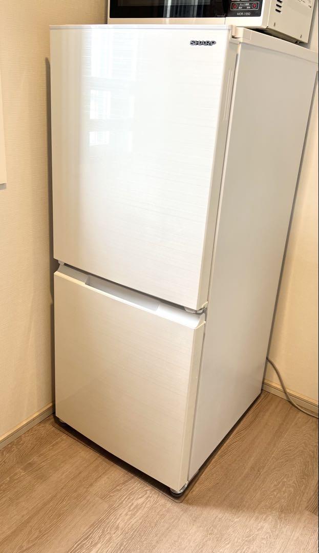 SHARP シャープ 両開き冷蔵庫152L (2022年製SJD15HW) - メルカリ