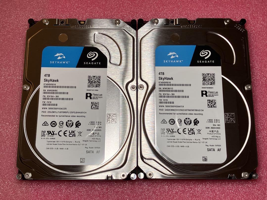 Seagate SKYHAWK 4TB 監視カメラ向け ビデオ