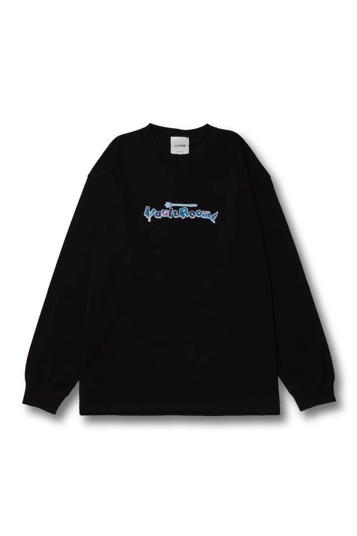 vaultroom VR × GURA L/S TEE / BLK