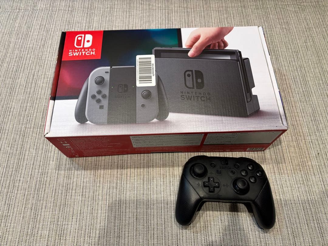 Nintendo Switch 本体 proコントローラー＆SDカード付き