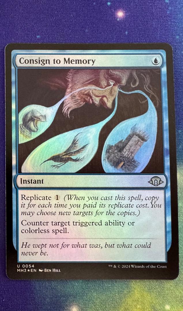 MTG 記憶への放逐　foil FOIL)記憶への放逐/Consign to Memory《英語》【MH3】