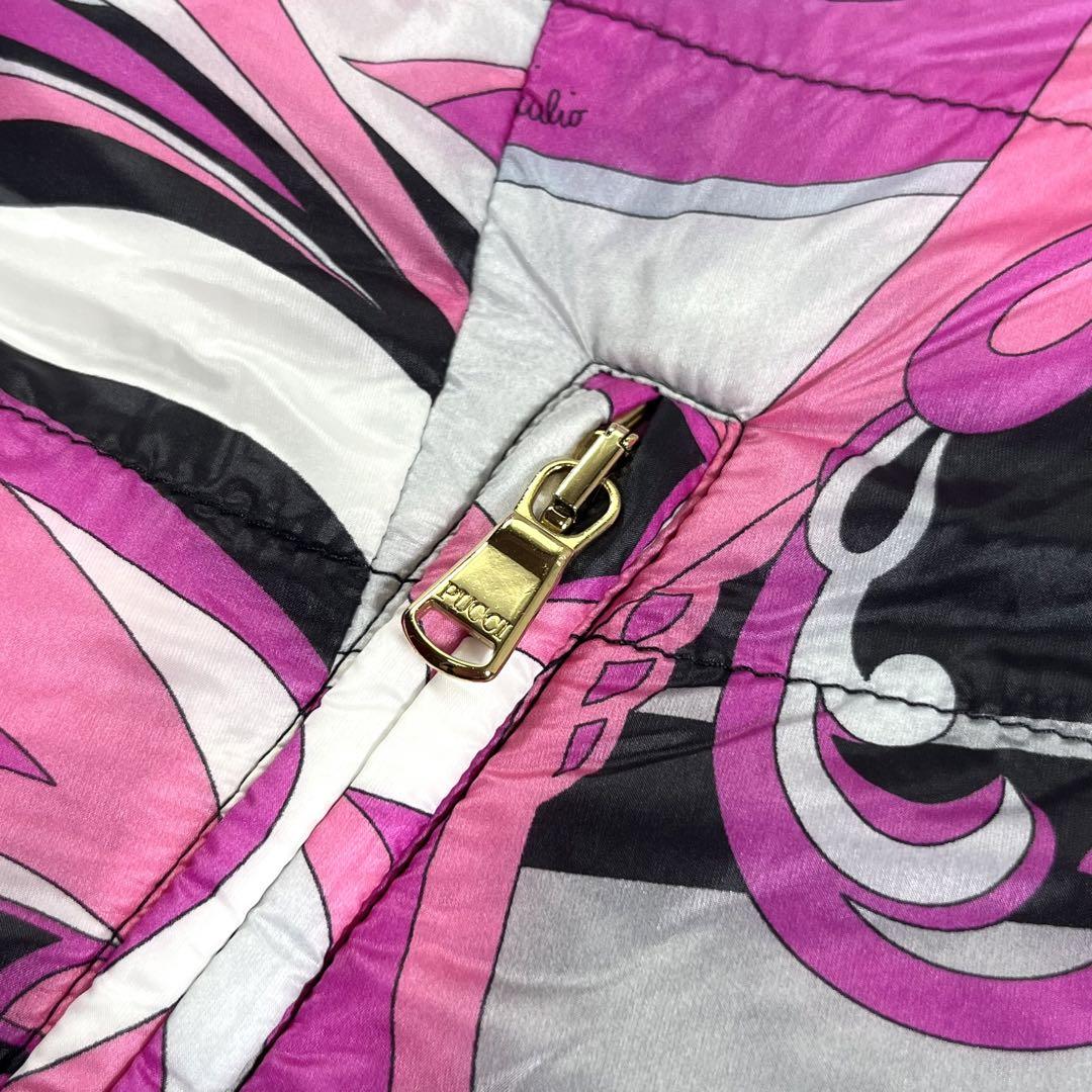 【極美品】EMILIO PUCCI エミリオプッチ ダウンベスト リバーシブル 画像7