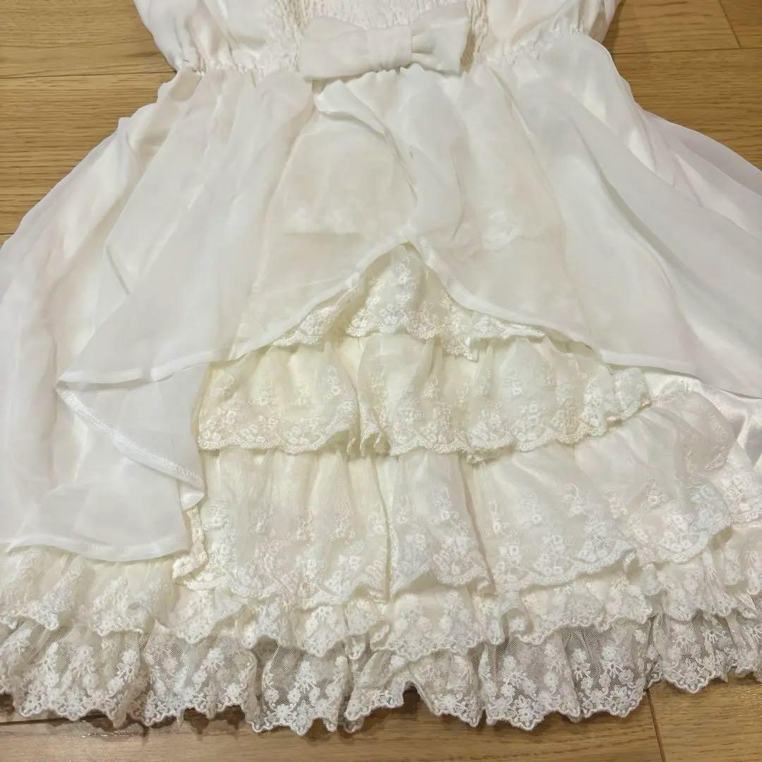 タグ付】LIZLISA カシュクール 大宮アルシェ限定ワンピ リボン
