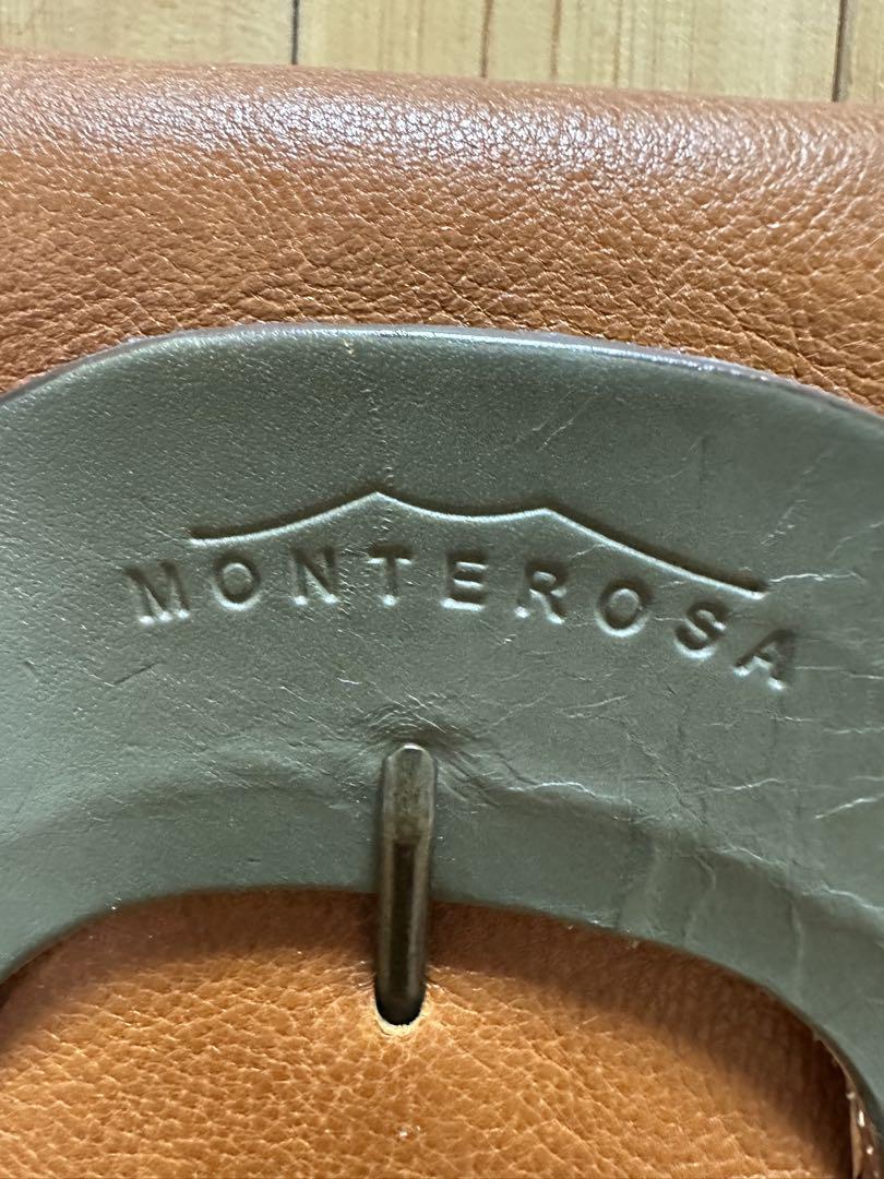 MONTEROSA レザーショルダーバッグ ブラウン