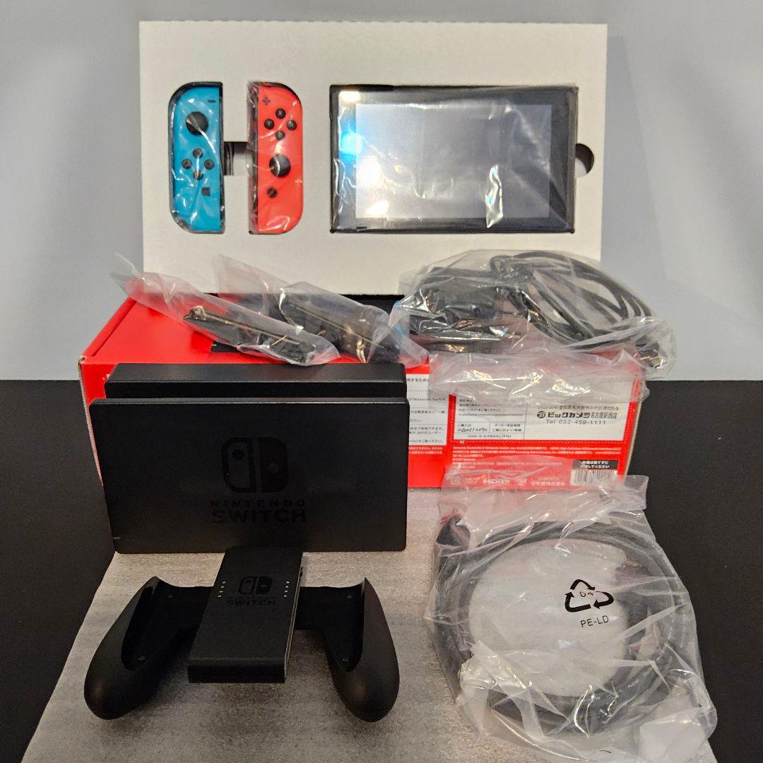 ニンテンドー スイッチ バッテリー強化版 本体一式目立った傷や汚れなし