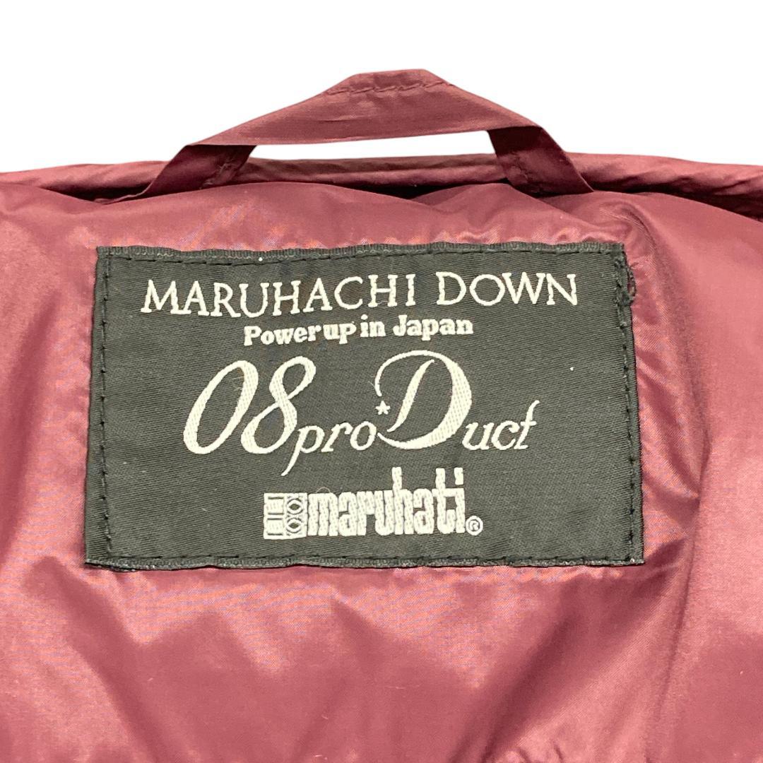 MARUHACHI DOWN 丸八ダウン ワインレッド ダウンジャケット L MARUHACHI DOWN 丸八ダウン ワインレッド ダウンジャケット L