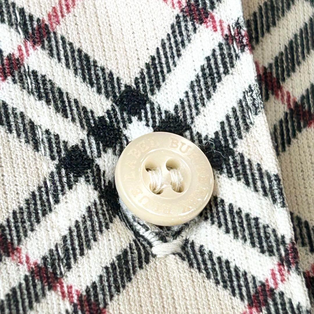 BURBERRY BLUE LABEL 半袖シャツ ノバチェック ホース刺繍