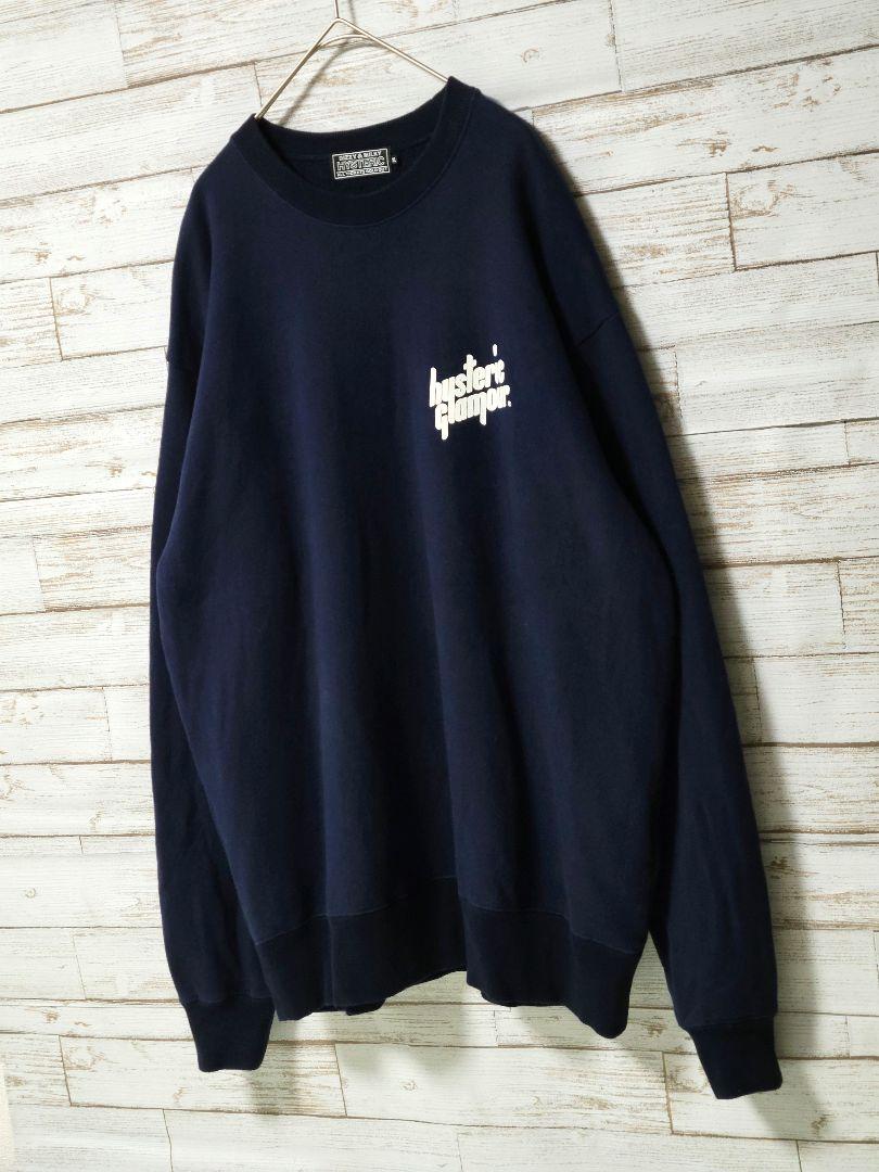 【美品XL】HYSTERIC GLAMOUR スウェット ギターガール ネイビー
