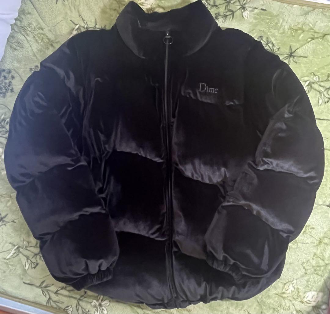 DIME VELVET QUILTED PUFFER ベロア ダウン