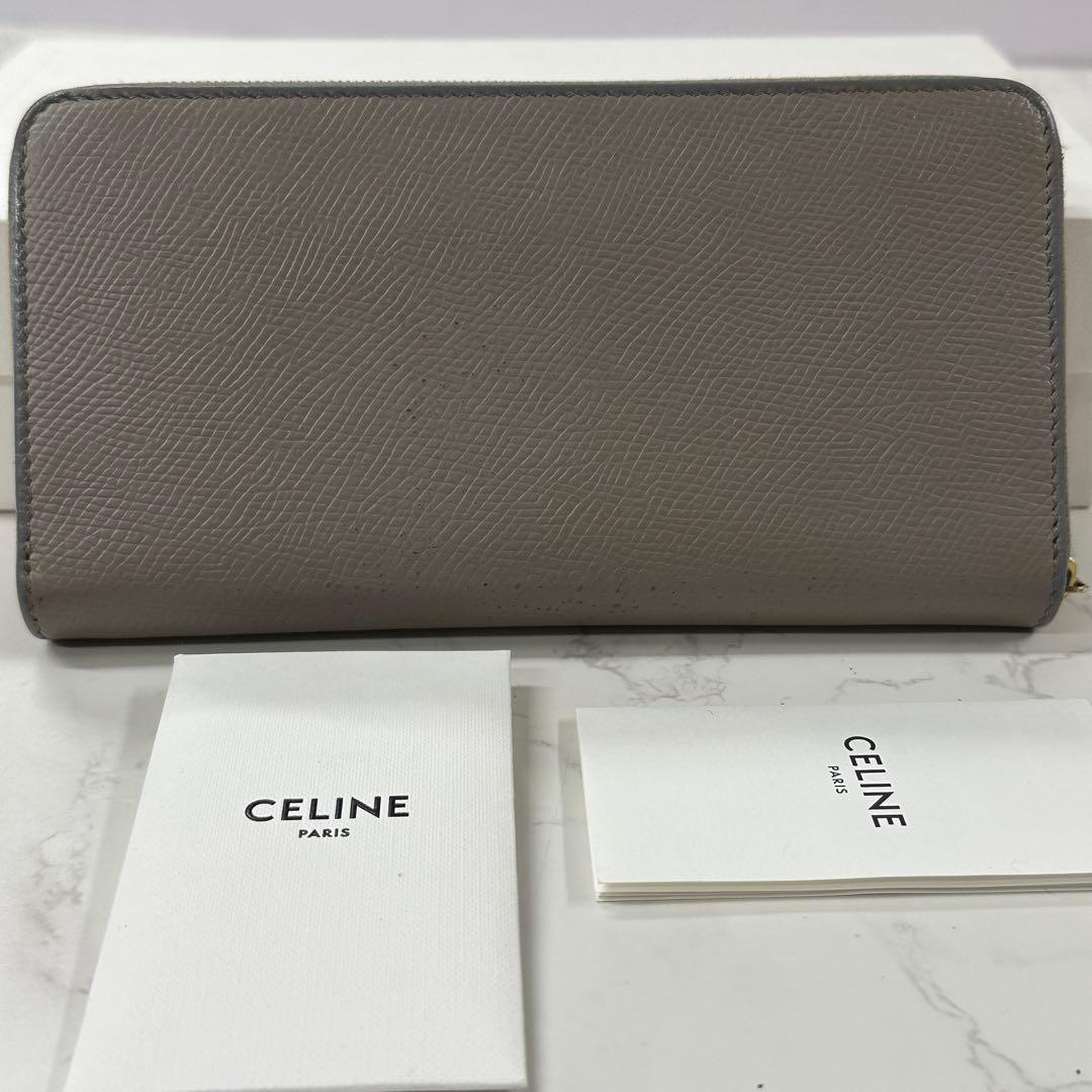 超良品‼️ セリーヌ　CELINE 財布　長財布　ラウンドファスナー