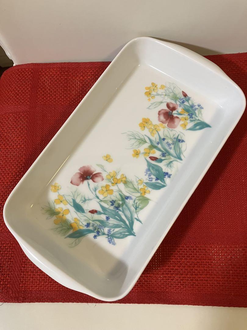 美品pILLVUYTピリヴィッツ　花柄グラタン皿　32cm フランス