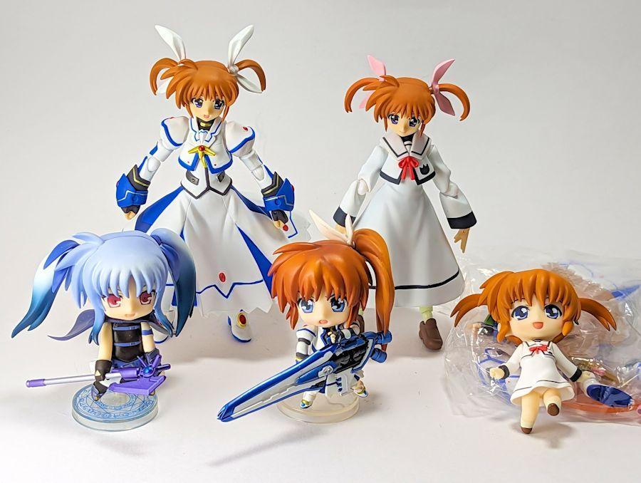 figma 魔法少女リリカルなのは なのは2種 ＆ ねんどろいどぷち 3種セット