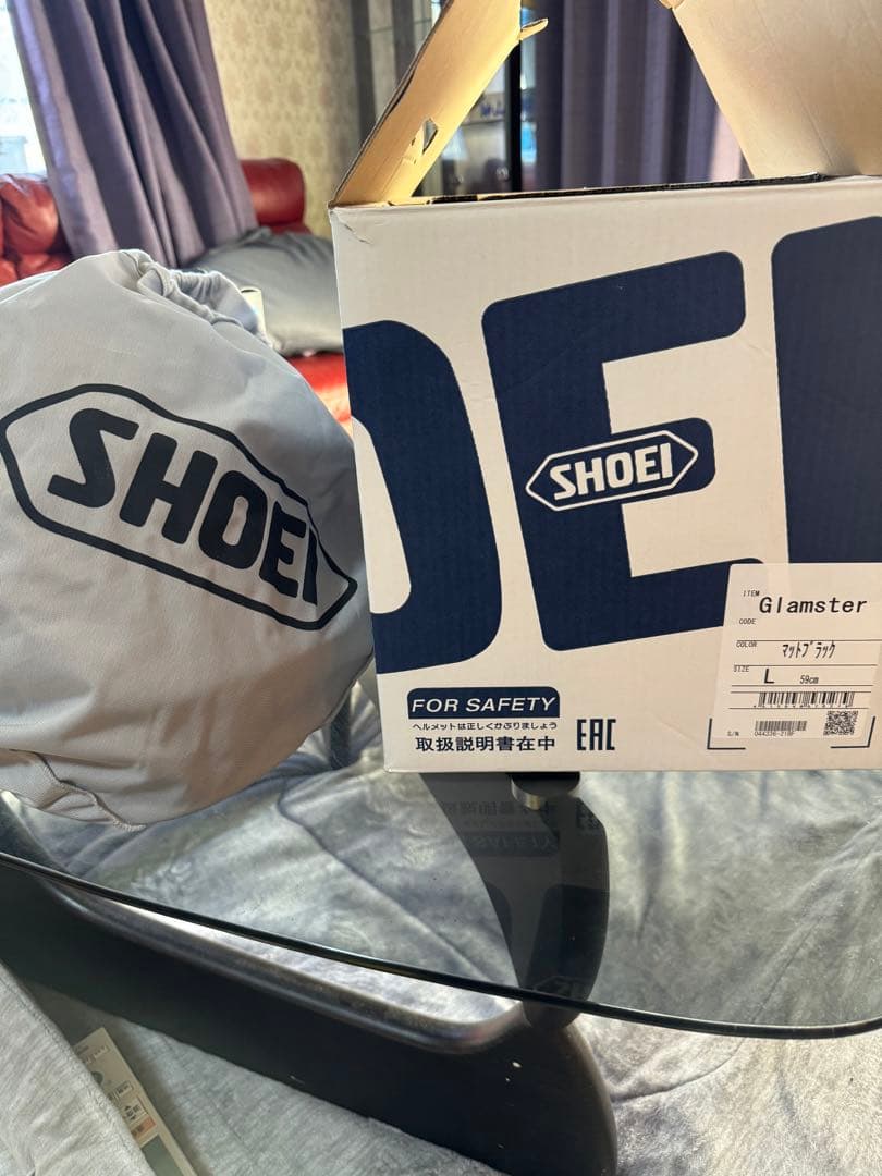 SHOEI Glamster フルフェイスヘルメットビーコムsb6xシングルつき SHOEI Glamster フルフェイスヘルメットビーコムsb6xシングルつき