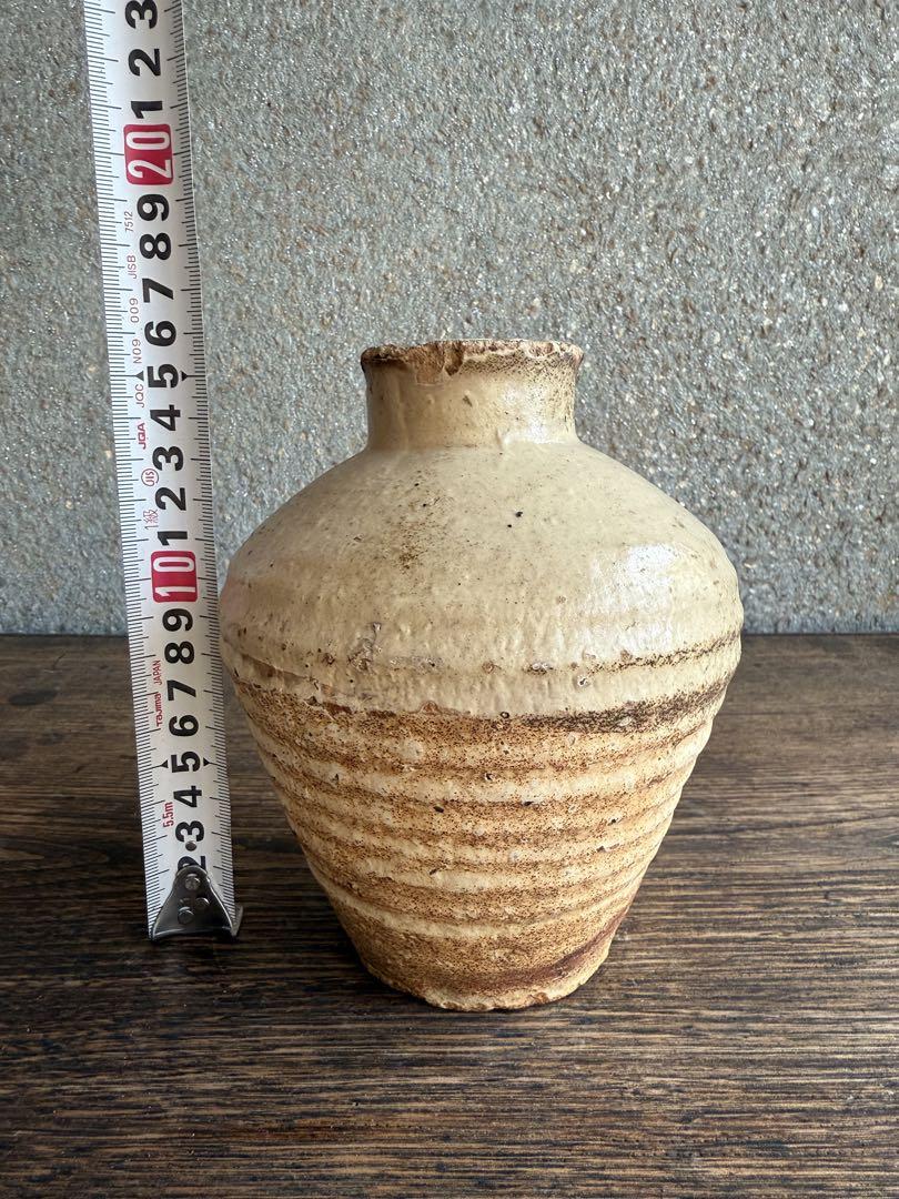 磁州窯　宋代　珍しい　大根瓶　白磁壺　　花器　李朝　高麗　土器