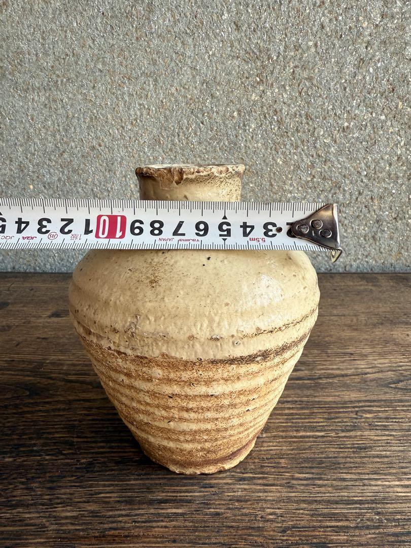 磁州窯　宋代　珍しい　大根瓶　白磁壺　　花器　李朝　高麗　土器
