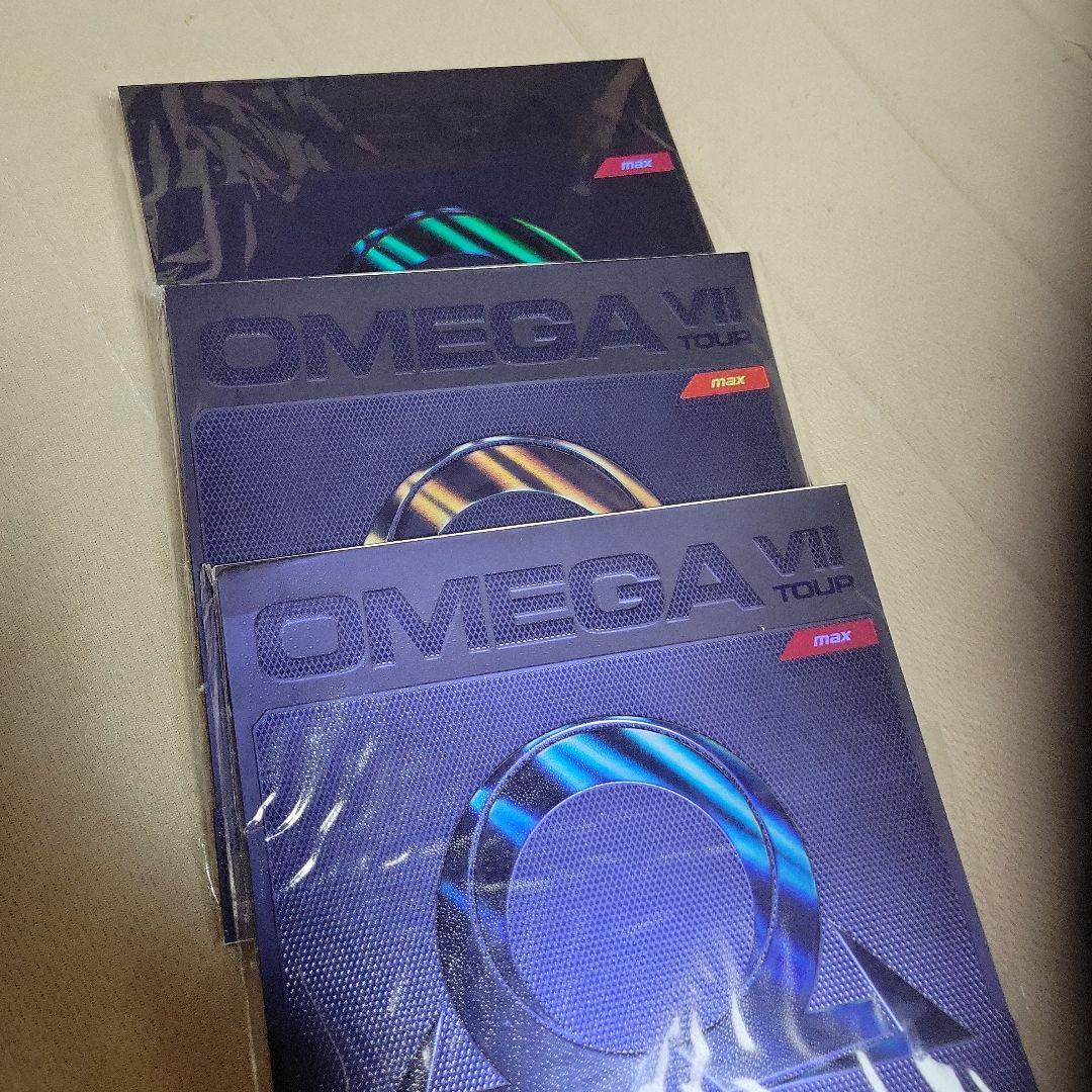 卓球ラバーオメガⅦツアー赤色MAX3枚