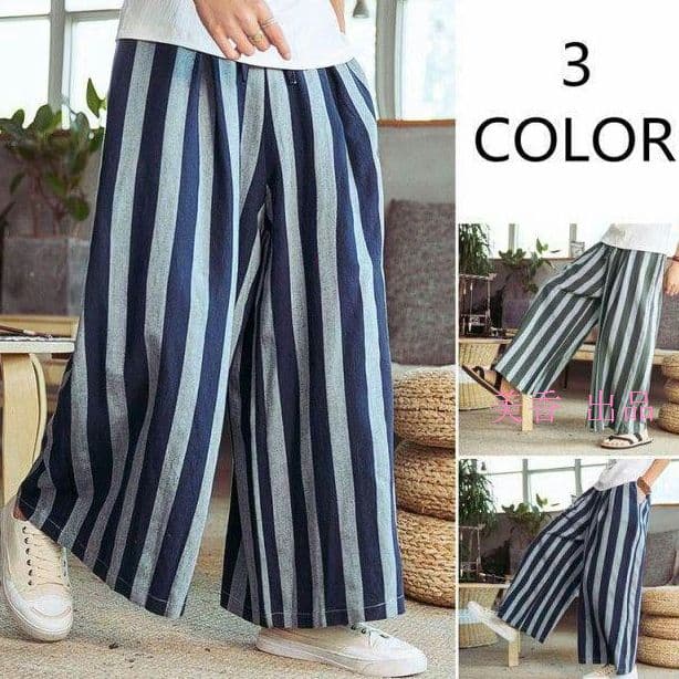 今季人気高いリネンパンツ メンズ ワイドパンツ サルエルパンツ