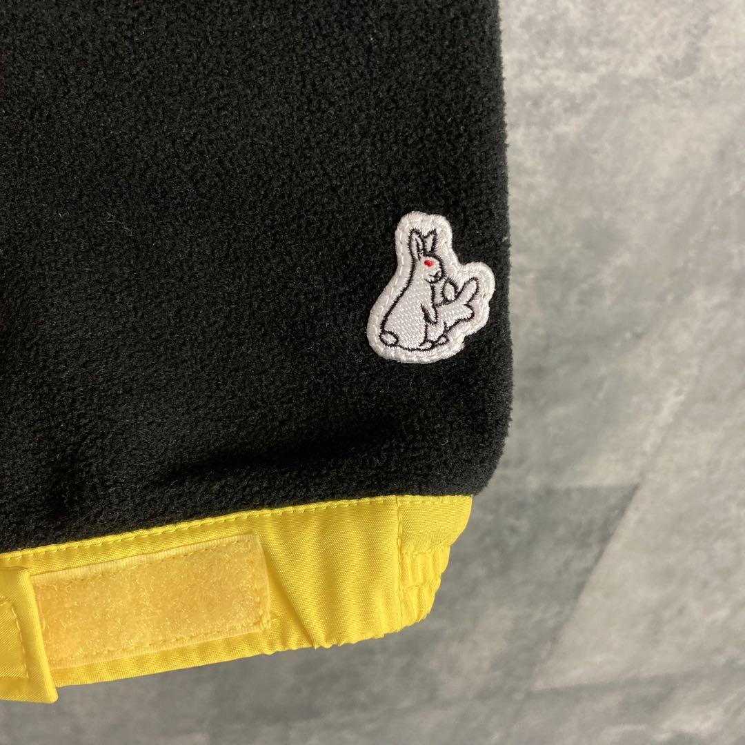 FR2 エフアールツー フリース ハーフジップ 袖太 ビック刺繍ロゴ