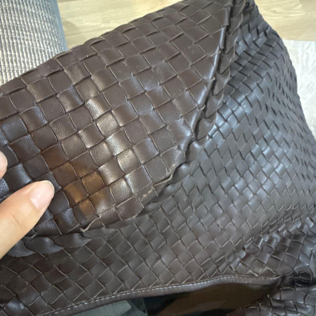 BOTTEGA VENETA ダークブラウン　ハンドバッグ