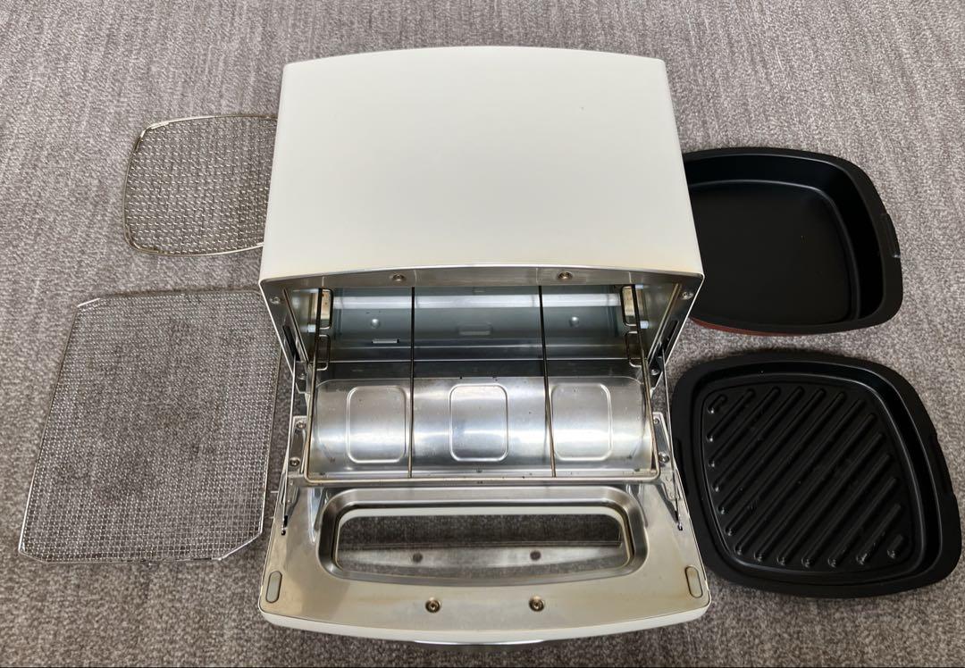 【美品】アラジントースター 4枚焼き　レシピ　グリルパン付き　ホワイト