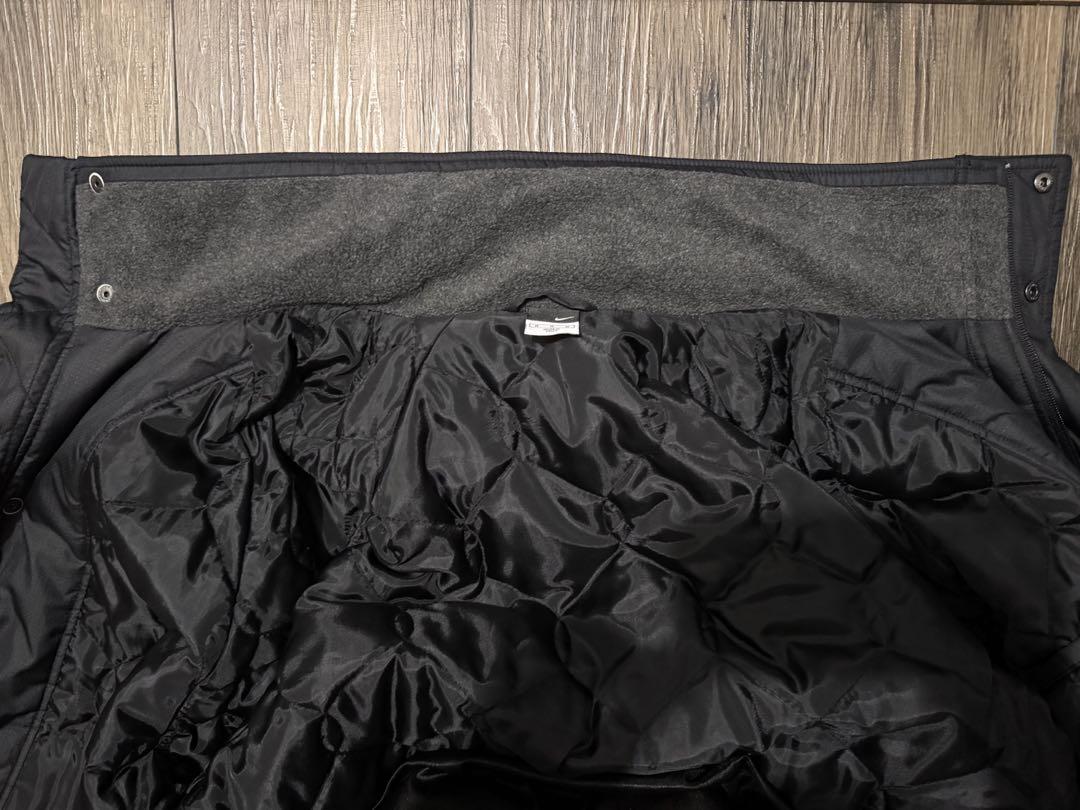 美品✨NIKE/ナイキ ハーフベンチコート 防寒 黒M ✨来年用に先取り✨