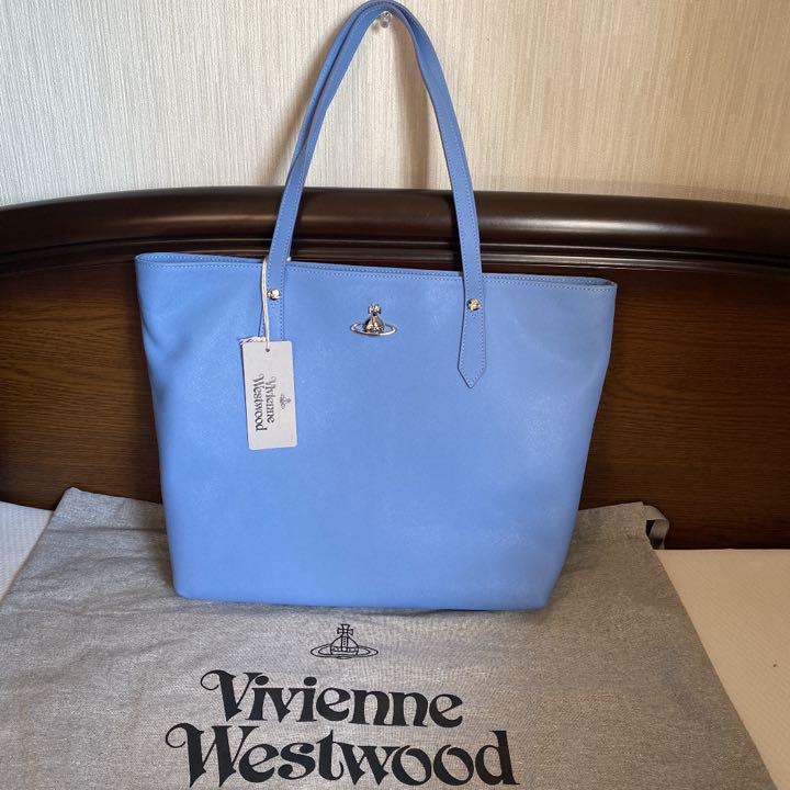 新作登場HOT 新品 VivienneWestwood ヴィヴィアン トートバッグ ブルー 0ZjB9-m64606952885 得価最新作