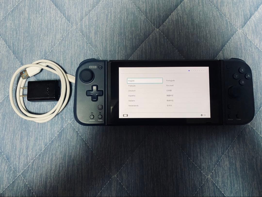 Nintendo Switch＋HORI製連射コントローラー＋充電ケーブルセット