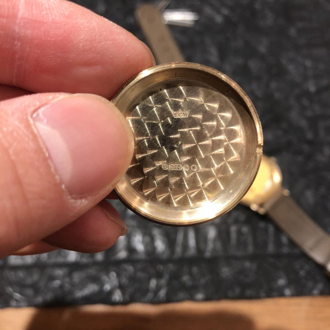 美品 SMITHS DE LUXE 金無垢ヴィンテージ時計 1965年製