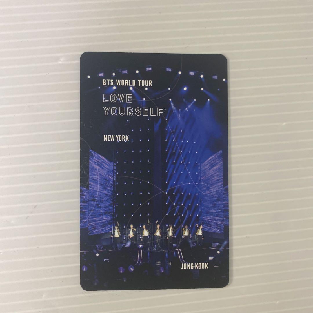 BTS LoveYourself NEWYORK ジョングク トレカ目立った傷や汚れなし UP786_INFO