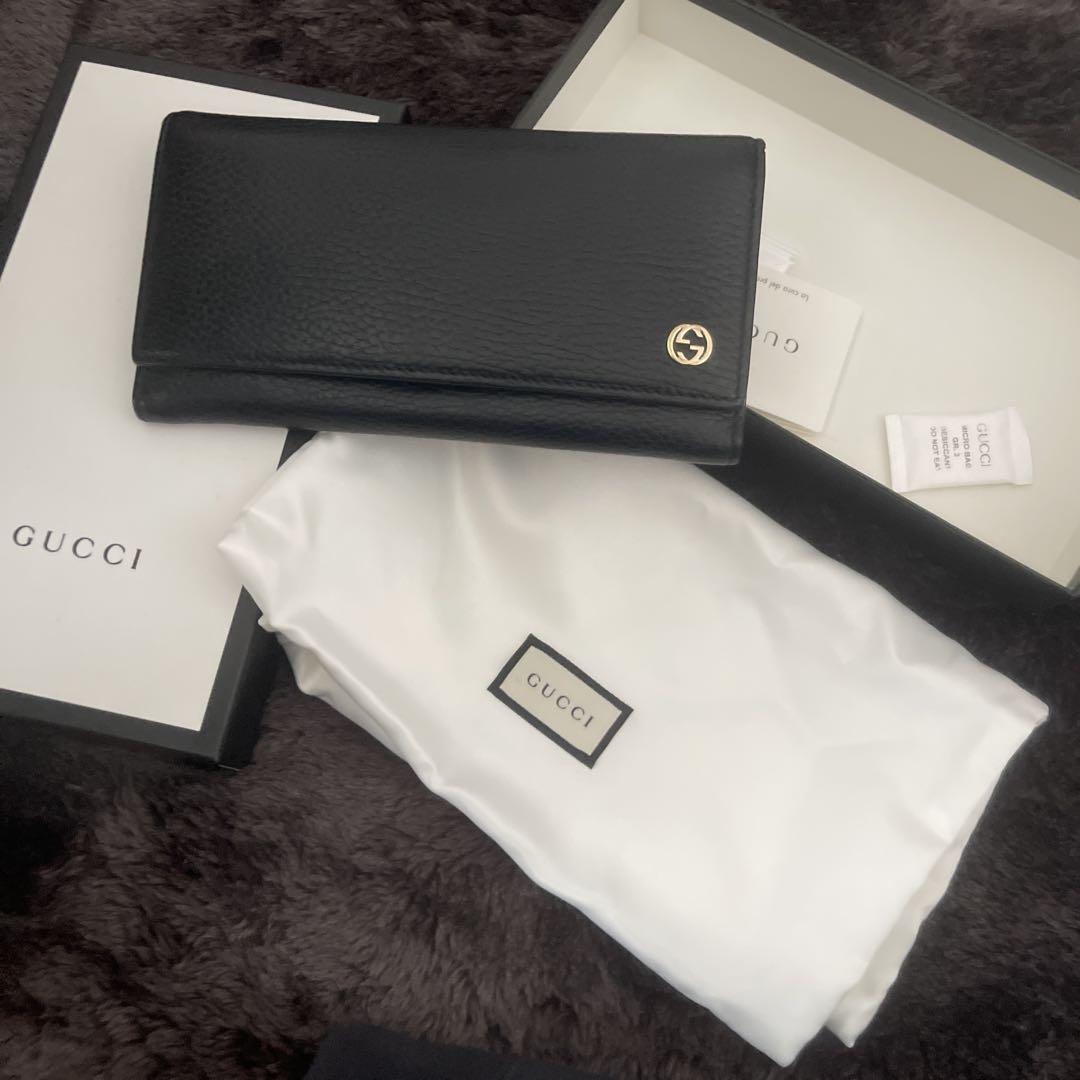 GUCCI 黒レザー