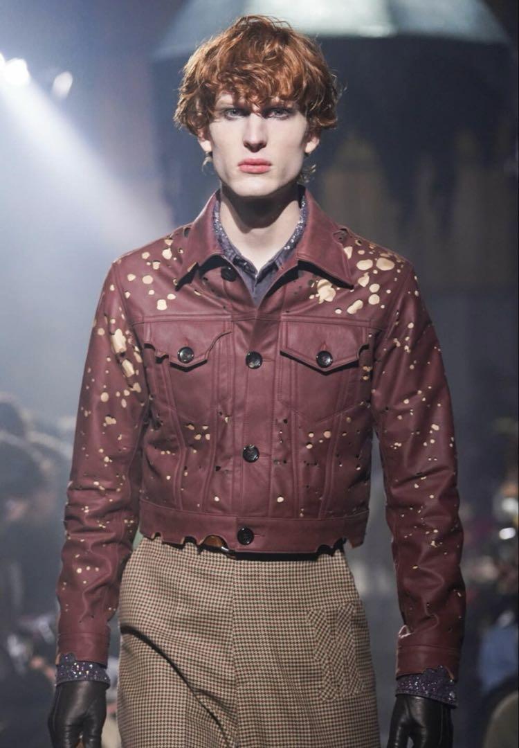 【最安値】MASU 24aw バクテリア レザー トラッカー ジャケット