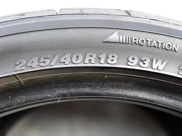 ヨコハマタイヤ ネオバ AD08R 245/40R18 93W 中古2本 ヨコハマタイヤ ネオバ AD08R 245/40R18 93W 中古2本