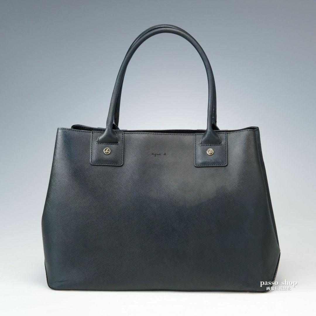 ✨良品✨アニエスベー サフィアーノレザー トートバッグ