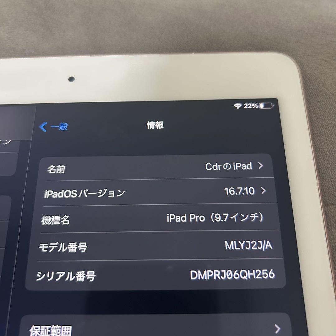 pro9.7インチ32GB第一世代 Cellularモデル