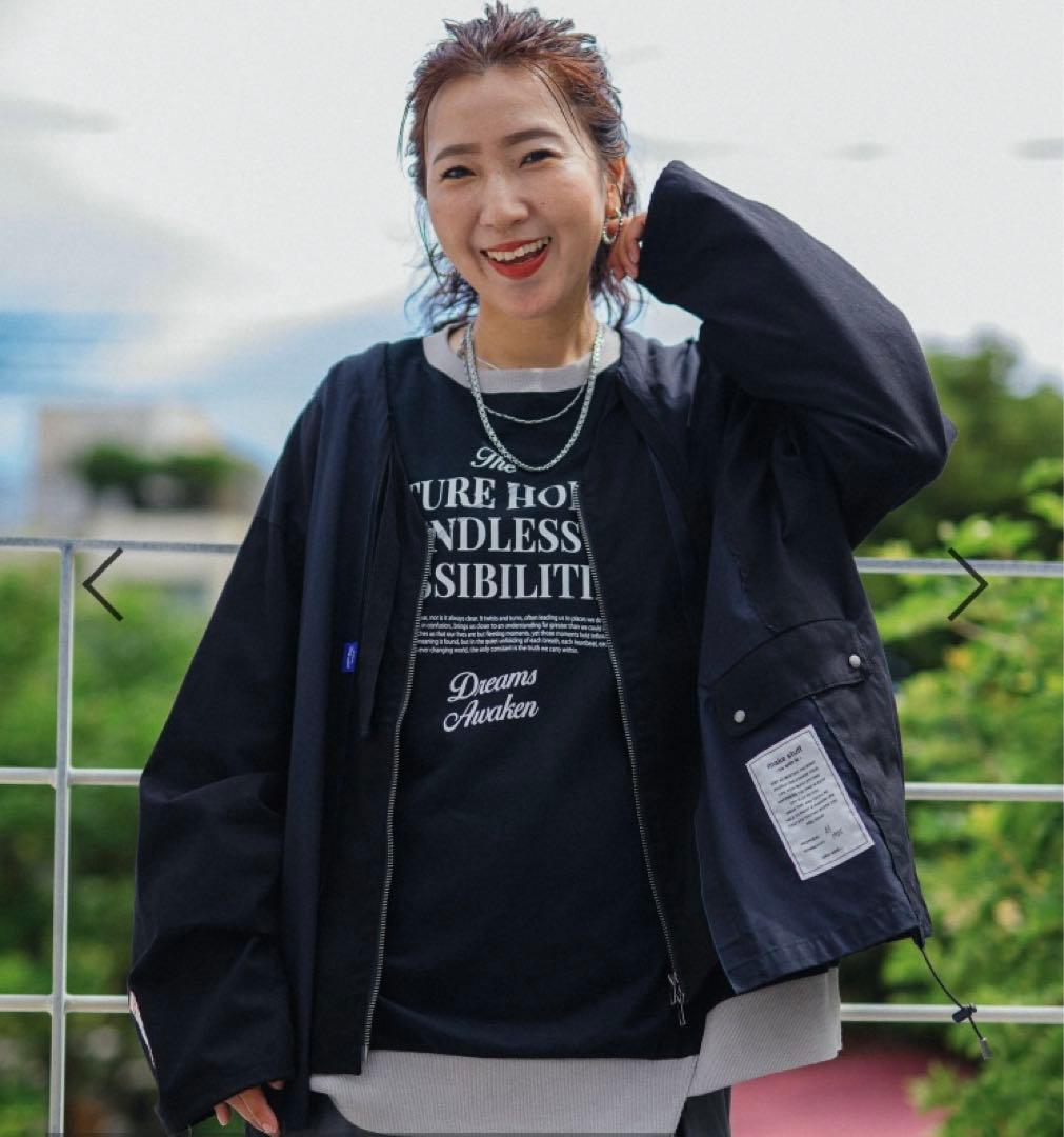 ニコアンド［be with M］ Misayo ミリリメイクジャケット　ブラック