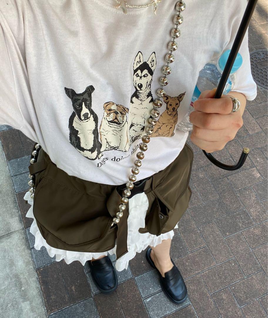 sanself ナイロンベルト ボディバッグ カーキ サンセルフ グリーン