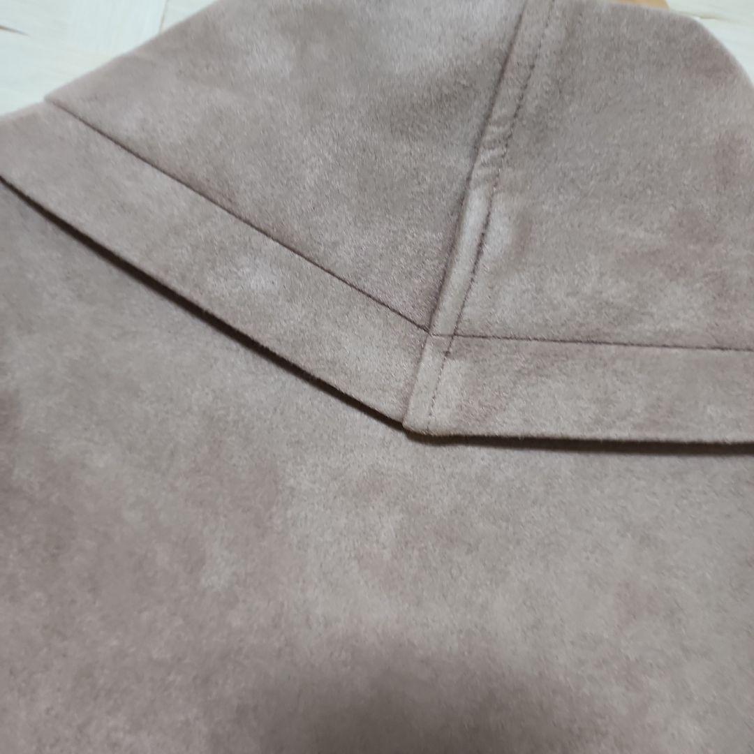 ベージュ スエード風