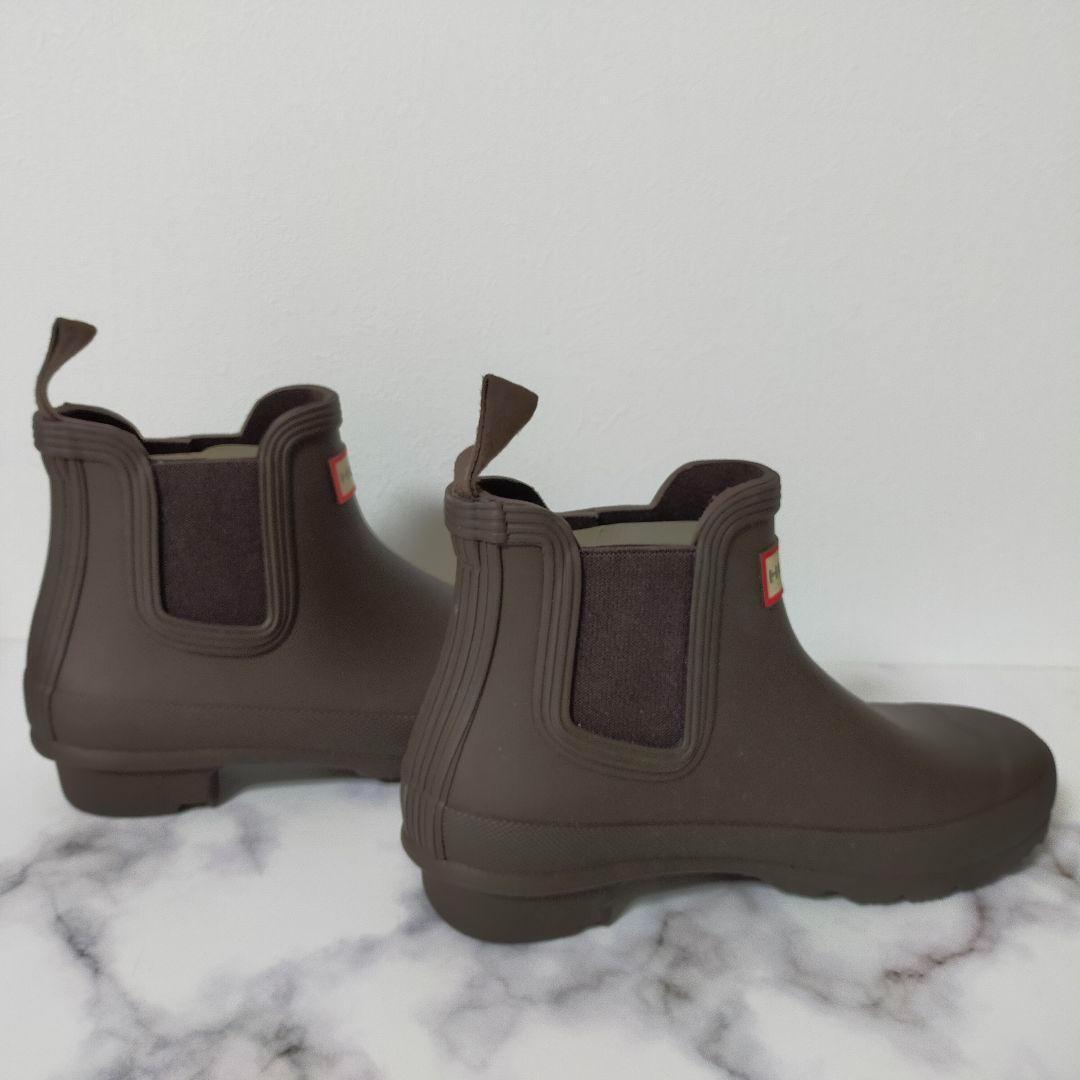 【極美品】HUNTER　定番　レインブーツ　サイドゴア　チェルシーブーツ