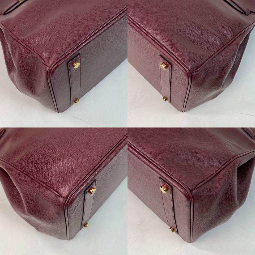 【逸品】 美品・A4可】ロイヤル・ハイネス ボルドー レザー トートバッグ バッグ