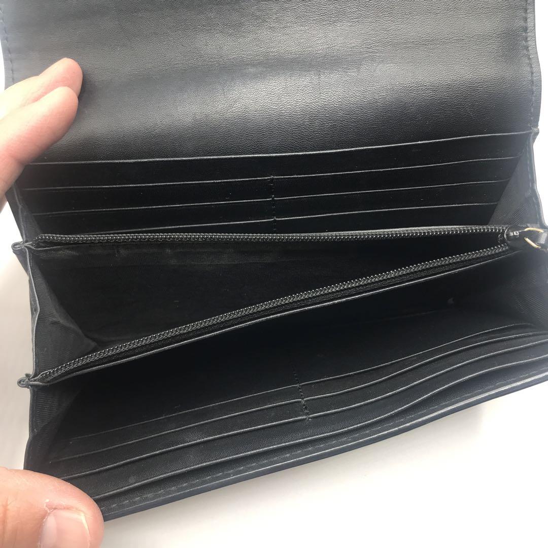 GUCCI グッチ 長財布 メンズ　GG スプリーム レザー　pvc
