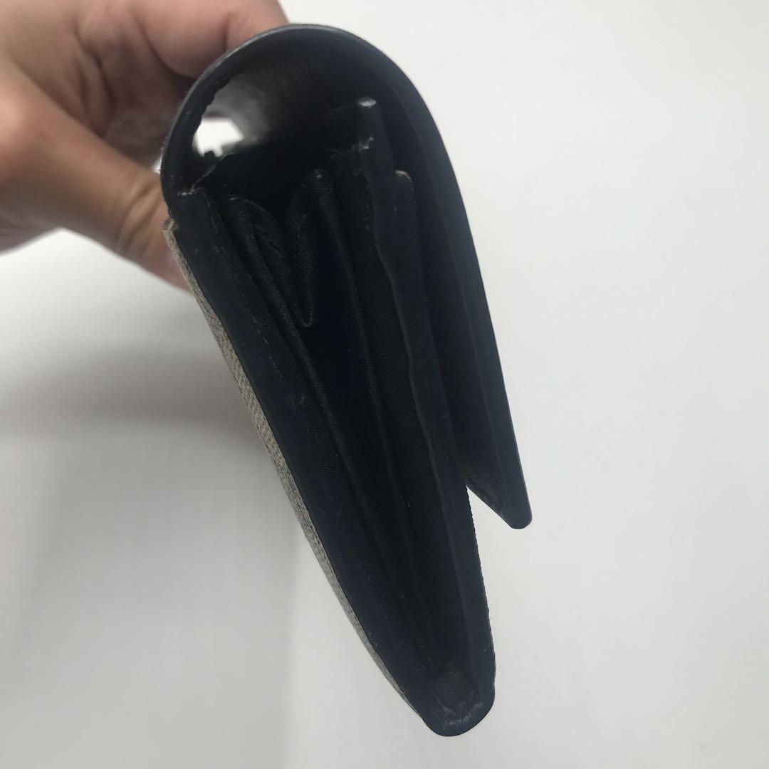 GUCCI グッチ 長財布 メンズ　GG スプリーム レザー　pvc