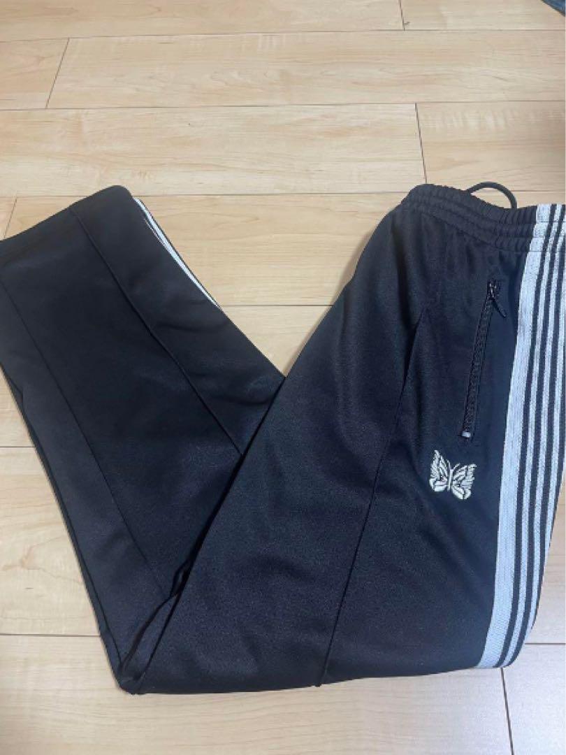 Needles トラックパンツ ブラック　ホワイト L 03サイズ●31 Needles トラックパンツ ブラック ホワイト Mサイズ♧03 - メルカリ