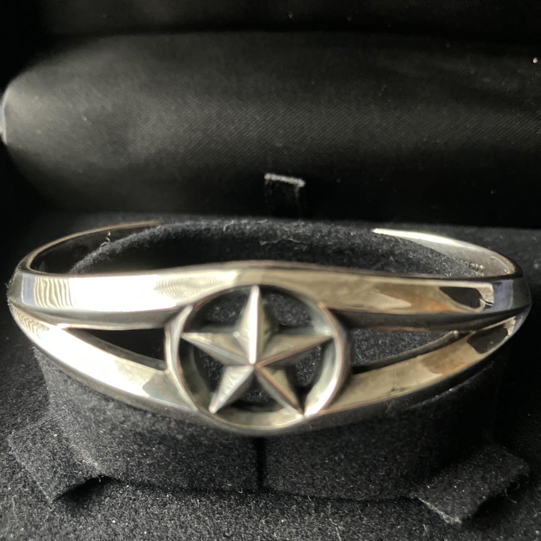 スター シルバー ワイド バングル AMP JAPAN