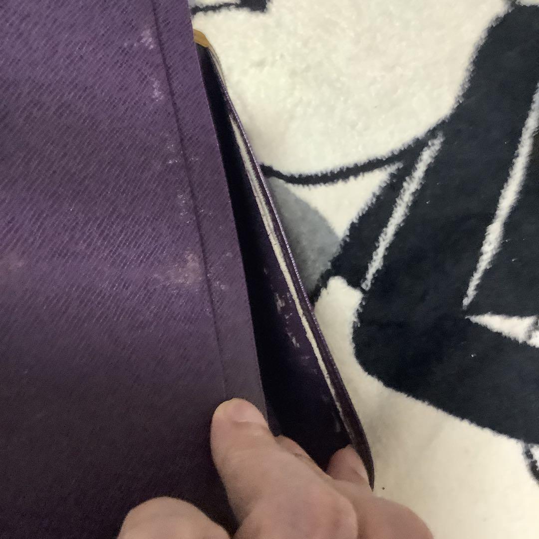LOUIS VUITTON 長財布 イエロー パープル