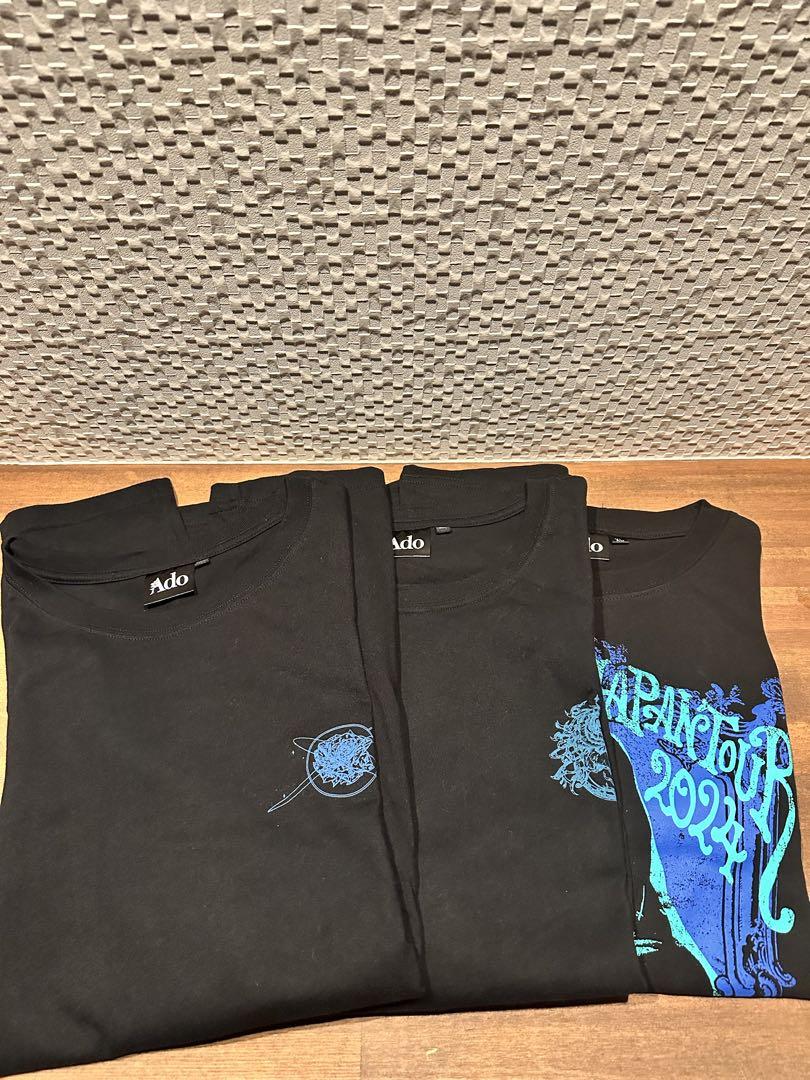 Ado Live Tシャツ３枚セット（MARS、心臓、モナリザの横顔）XLサイズ Ado Live Tシャツ3枚セット（MARS、心臓、モナリザの横顔）XL