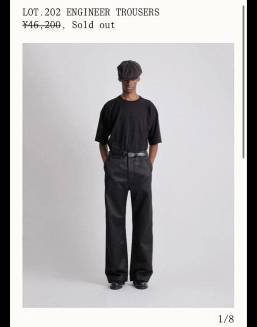 パンツ T.T taigatakahashi lot.202 TROUSERS w32