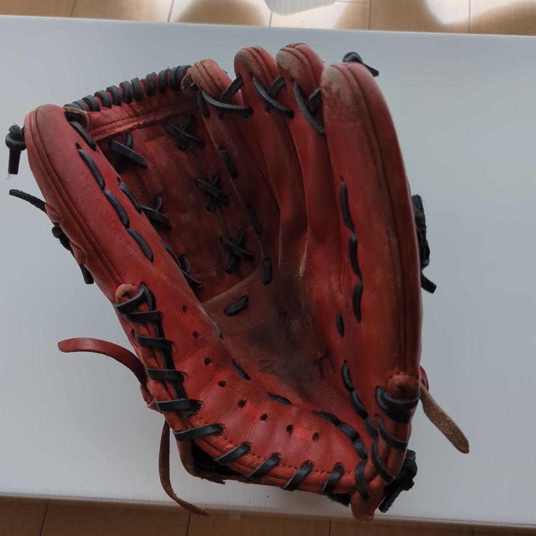 オンライン 通販スポーツ - ZETT 野球用レザーグローブ 赤