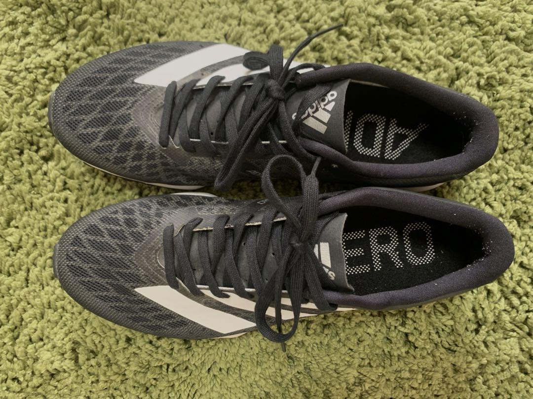 adidas ADIZERO ランニングシューズ 黒　26.0